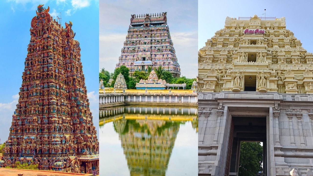 Ilustrasi jumlah kuil untuk artikel Jumlah kuil: Mengapa Tamil Nadu Unggul dalam Peta Kuil India
